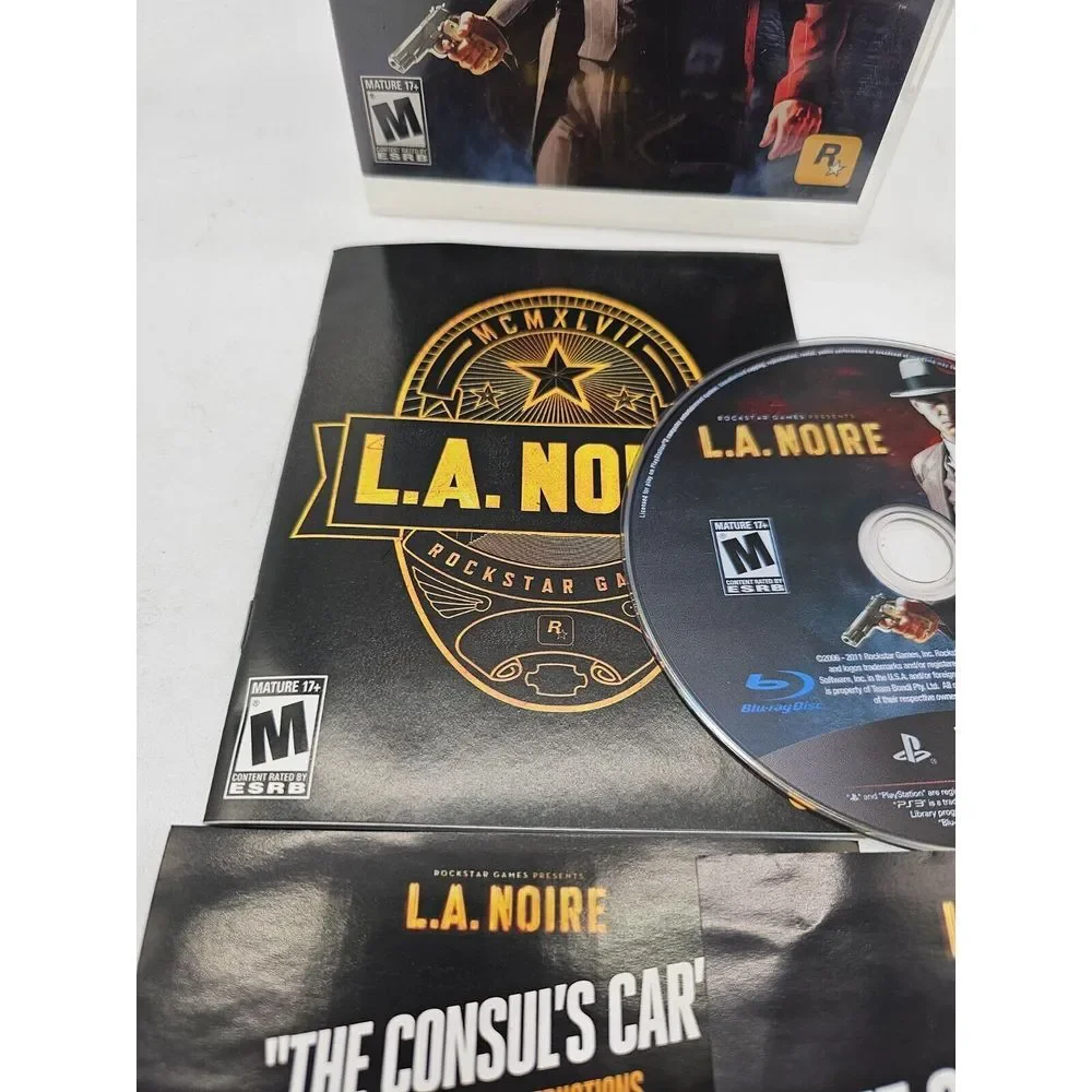 L.A. Noire  Exclusive Content (Sony Playstation 3, 2011) PS3‎ - CIB TESTED
